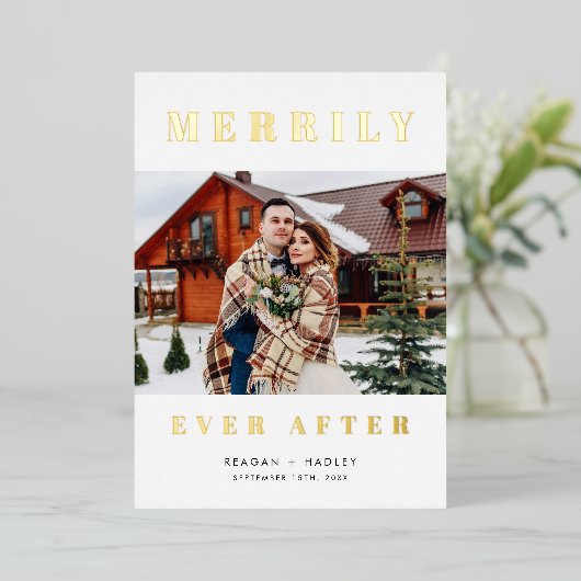 休日の発表後も楽結婚しく 箔シーズンカード (立ち正面)