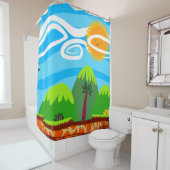 休日の目的地 シャワーカーテン (インサイチュ)
