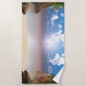 休日の目的地 ビーチタオル (正面)