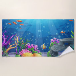 休日の目的地 ビーチタオル