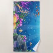 休日の目的地 ビーチタオル (正面)