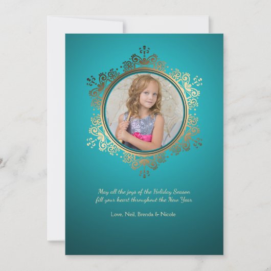 休日の精神の写真カード シーズンカード (正面)