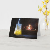 休日の精神 カード (黄色い花)