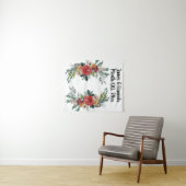 休日の結婚バックドロップ、セレモニーの装飾 タペストリー (インサイチュ(横))