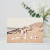 休日の結婚式の保存日付招待状 招待状 (スタンド正面)