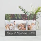 休日の群葉|の黒板の写真のコラージュカード シーズンカード (スタンド正面)