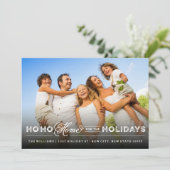 休日の自宅の引越し案内カード シーズンカード (スタンド正面)