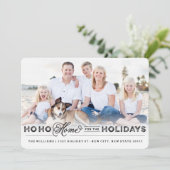 休日の自宅の引越し案内カード シーズンカード (スタンド正面)