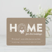 休日の自宅の引越し案内カード シーズンカード (スタンド正面)