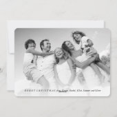 休日の自宅の引越し案内カード シーズンカード (裏面)