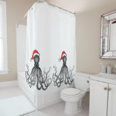 休日の航海のなSteampunkのタコのヴィンテージKraken シャワーカーテン (インサイチュ)