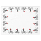 休日の航海のなSteampunkのタコのヴィンテージKraken テーブルクロス (正面(横))