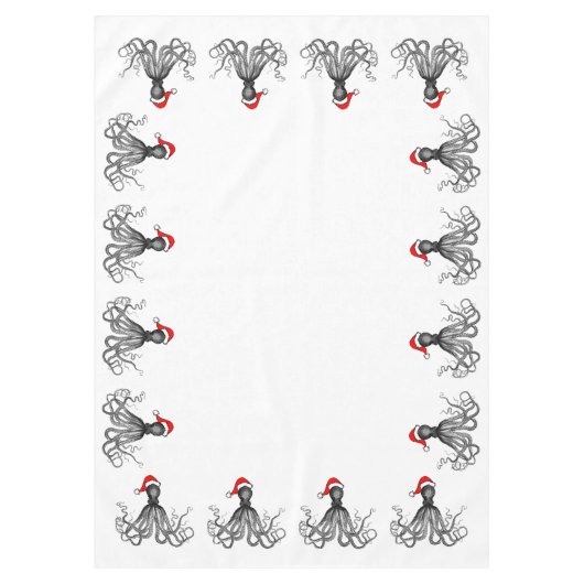 休日の航海のなSteampunkのタコのヴィンテージKraken テーブルクロス (正面)
