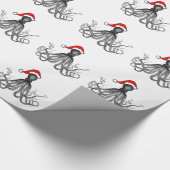 休日の航海のなSteampunkのタコのヴィンテージKraken ラッピングペーパー (角)