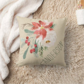 休日の花と名前 クッション (ブランケット)