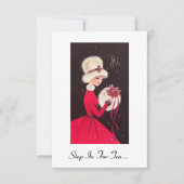 休日の茶パーティの招待状 招待状 (正面)