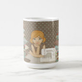 休日の裁縫 コーヒーマグカップ (中央)