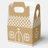 休日の装飾アイシングジンガーブレッドクッキー フェイバーボックス (オープン)