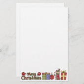 休日の装飾文房具 便箋 (正面/裏面)