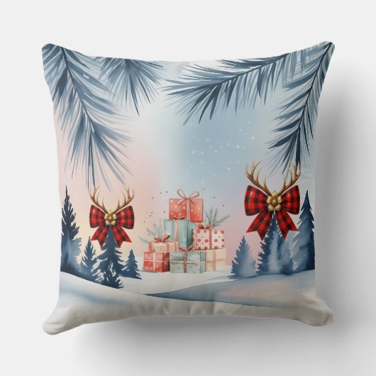 休日の装飾枕 クッション (裏面)