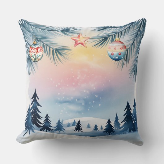 休日の装飾枕 クッション (正面)