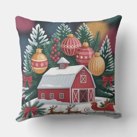 休日の装飾枕 クッション (裏面)