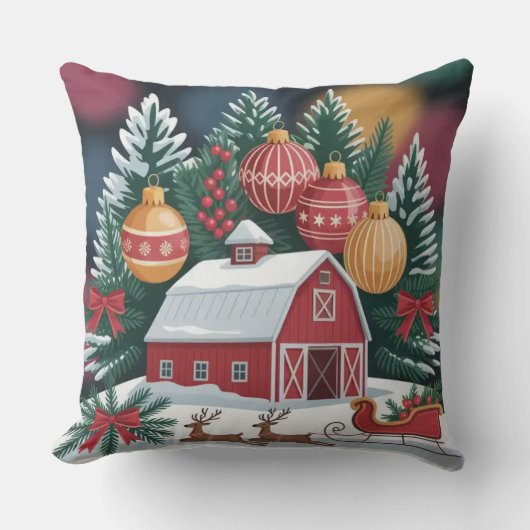 休日の装飾枕 クッション (正面)