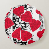 休日の装飾 ラウンドクッション (裏面)