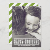 休日の見出し | 休日のフォトカード シーズンカード (正面/裏面)