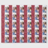 休日の言葉photoクリスマスプレゼントのラップ ラッピングペーパー (フラット)