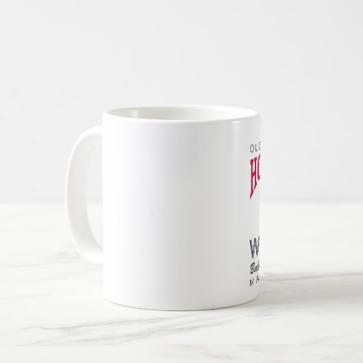 休日の農家のホットココア コーヒーマグカップ (正面左)