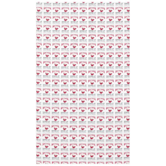 休日の農家のホットココア テーブルクロス (正面)