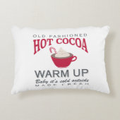 休日の農家ホットココア アクセントクッション (正面)