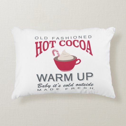 休日の農家ホットココア アクセントクッション (正面)