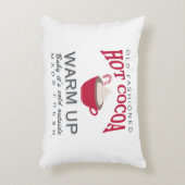 休日の農家ホットココア アクセントクッション (正面(垂直))