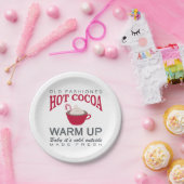 休日の農家ホットココア ペーパープレート (パーティー)