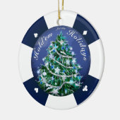 休日の間それらを握って下さい セラミックオーナメント (左)