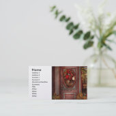 休日の間服を着る冬-店- 名刺 (スタンド正面)