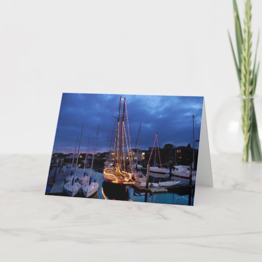 休日の間着飾った シーズンカード (正面)