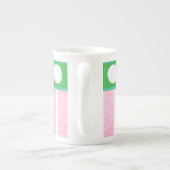 休日の雪玉 ボーンチャイナマグカップ (裏面)