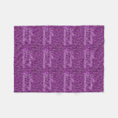 休日の願い フリースブランケット (正面(横))