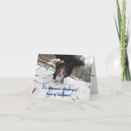 休日の願い、豚のクリスマスカード シーズンカード