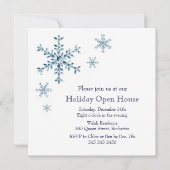 休日の魅力のオープンハウスの招待状(白い) 招待状 (正面)