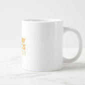 休日の魔法が空気中に漂っている ジャンボコーヒーマグカップ (右)