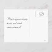 休日の魔法によってはカードが夢を見ます シーズンポストカード (裏面)