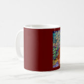休日の"乗馬の家"のマグ コーヒーマグカップ (正面左)