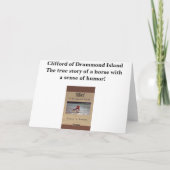 休日のClifford幸せなカード シーズンカード (裏面)