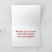 休日のClifford幸せなカード シーズンカード (内部)