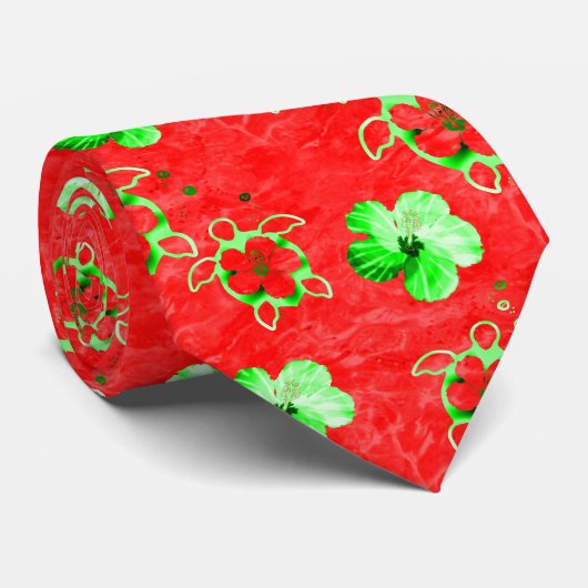 休日のHonuのカメ ネクタイ (ロール)