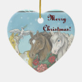 休日のHorses~horseの恋人のオーナメント セラミックオーナメント (裏面)